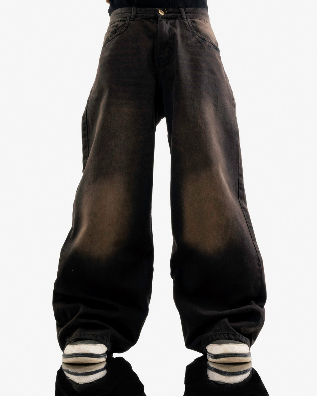 Extreme Super Baggy Jeans - Vintage Brown