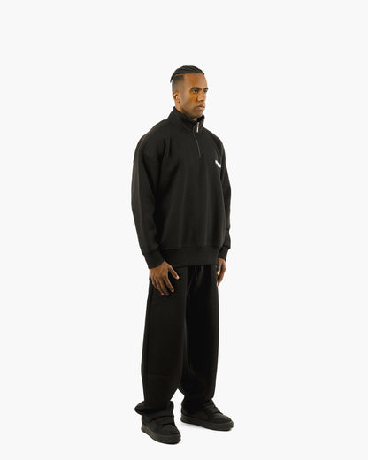 Streetwear Essential Oversized Quarter-Zip