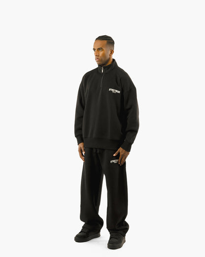 Streetwear Essential Oversized Quarter-Zip