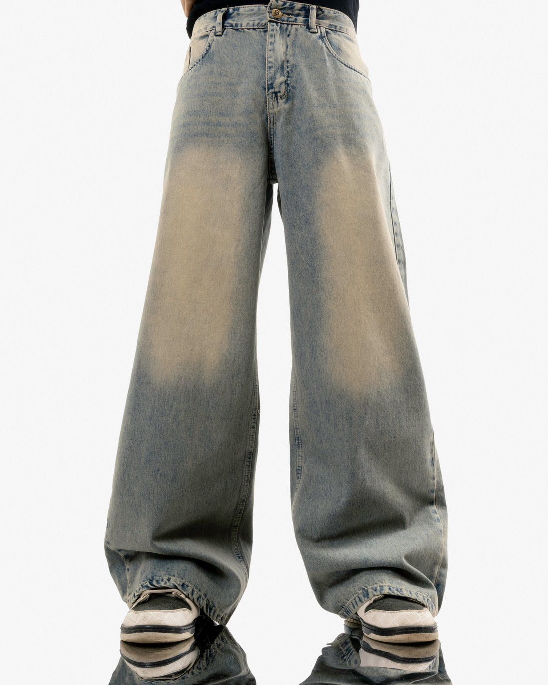 Extreme Super Baggy Jeans - Soft Light Wash