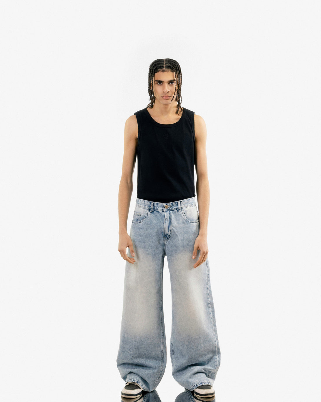 Extreme Super Baggy Jeans - Light Blue Wash
