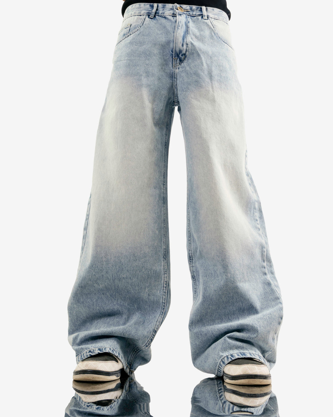 Extreme Super Baggy Jeans - Light Blue Wash