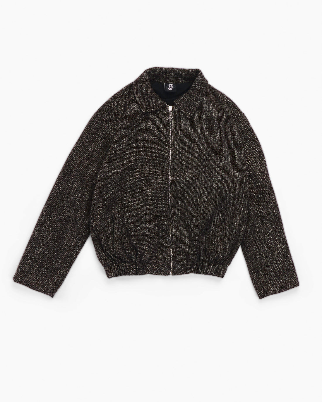 Streetwear Essential Textured Zip Jacket